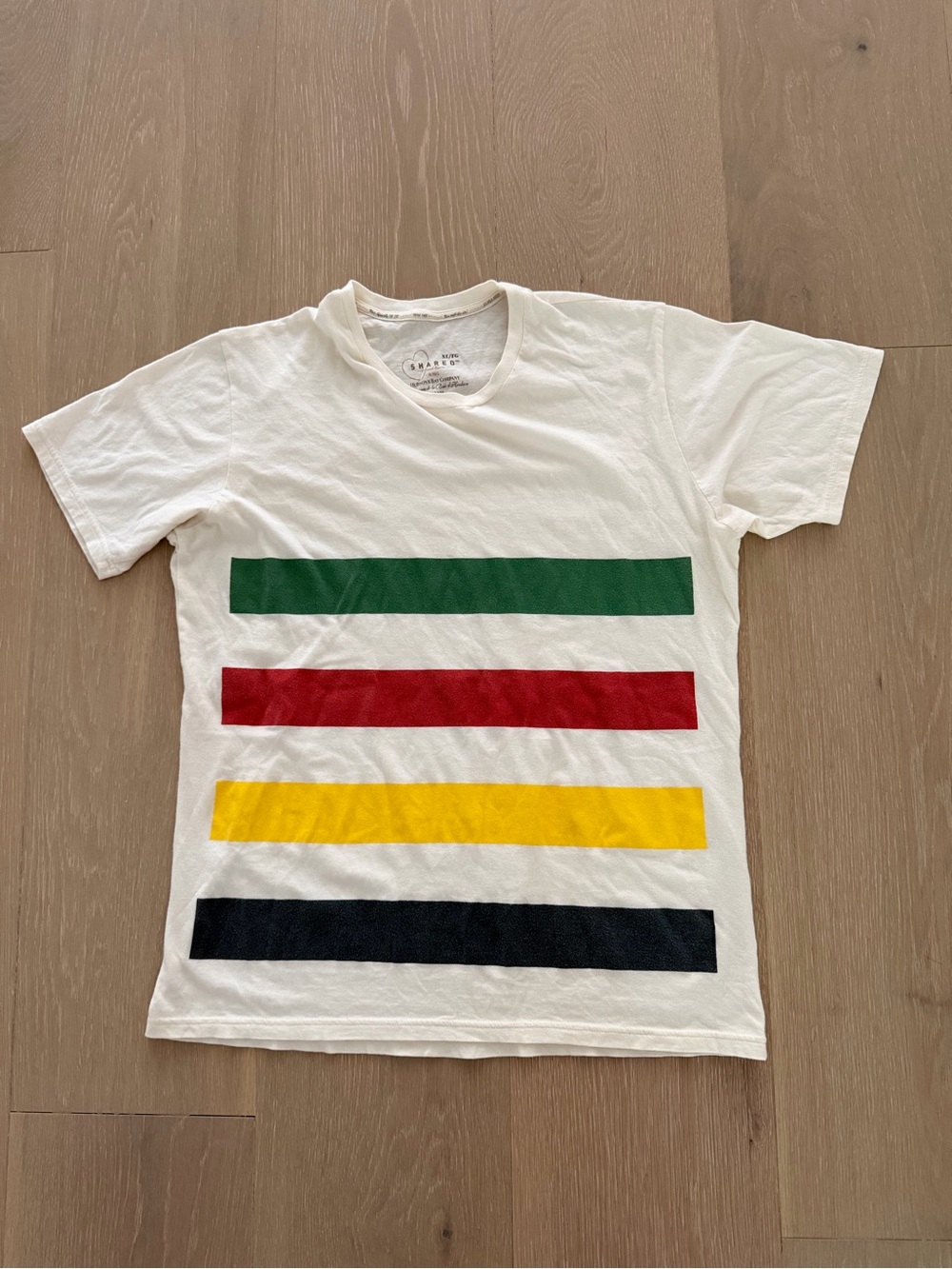 The Bay iconic white t-shirt 🍁